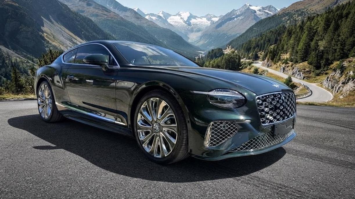 Bentley Continental GT Mulliner 2026 Зеленый