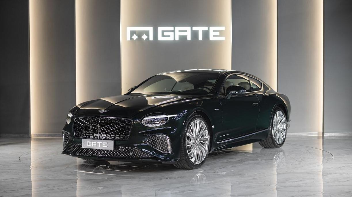 Bentley Continental GT Mulliner 2026 Зеленый